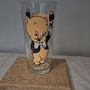 1973 Porky Pig Glass Tumbler